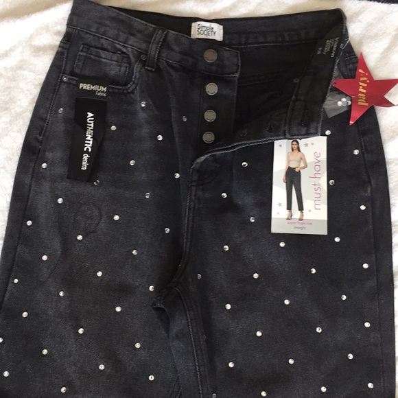 - - Simple society super high rise jeans - Picture 1 of 8